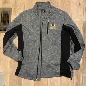 Large Official NHL Boston Bruins full zip pullover